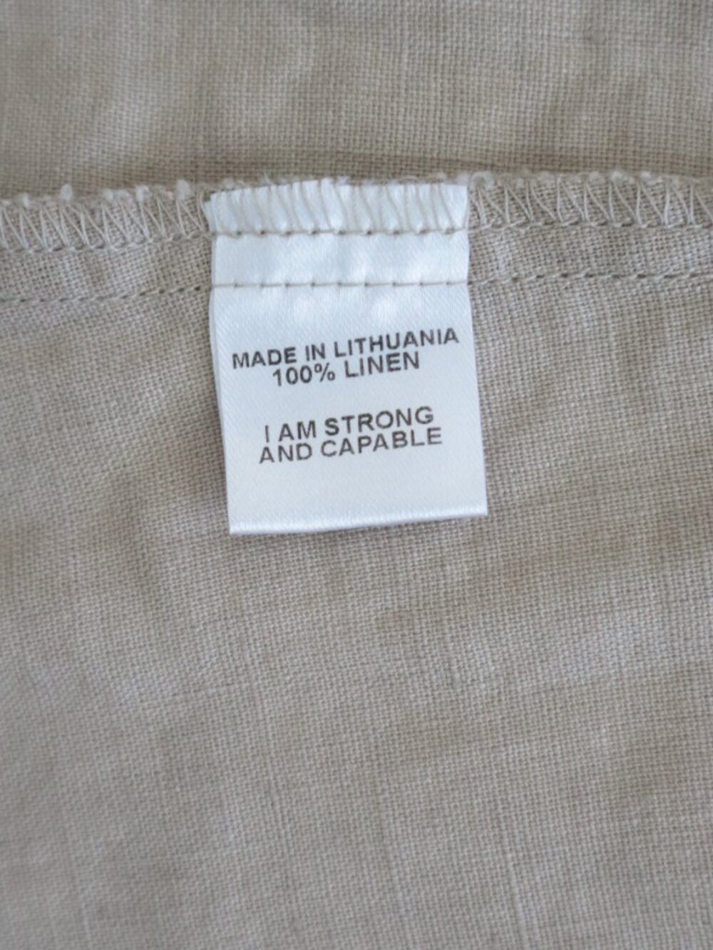 FLAX Open Cross Back Linen Apron Dress | S - Picture 3 of 7